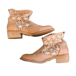 Musse & Cloud Ainhoa Booties Crochet leather 38